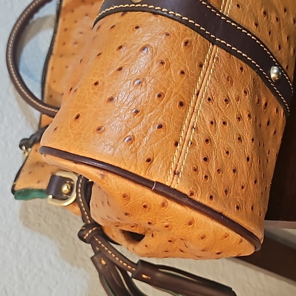 Dooney & Bourke Ostrich Satchel - Picture 6 of 9